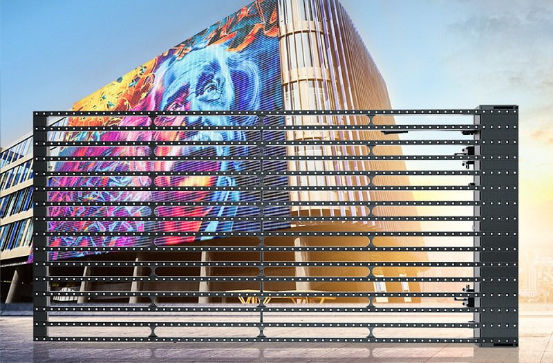 華邦瀛LED格柵屏，助力戶外廣告價值躍升！
