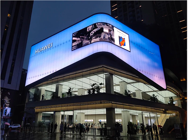 絕美顯示！華邦瀛LED格柵屏帶你進入未來世界“戶外廣告專屬”