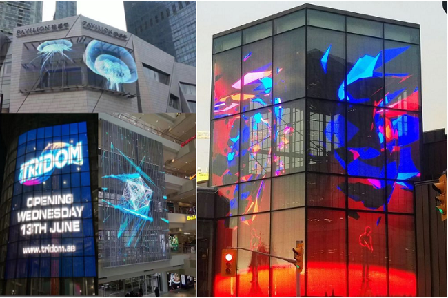 華邦瀛LED透明屏迅速躥紅，打造終端顯示新體驗